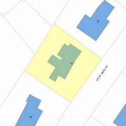 45 Stony Brae Rd, Newton, MA 02461 plot plan