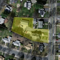 69 Cherry St, Newton, MA 02465 aerial view