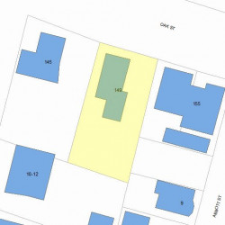 149 Oak St, Newton, MA 02464 plot plan