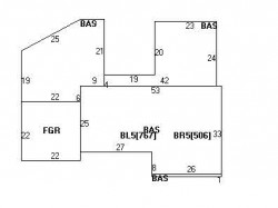 53 Countryside Rd, Newton, MA 02459 floor plan