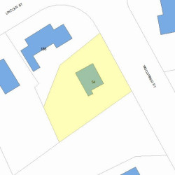 54 Woodward St, Newton, MA 02461 plot plan