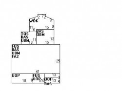 406 Woodward St, Newton, MA 02468 floor plan