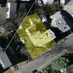 45 Jefferson St, Newton, MA 02458 aerial view