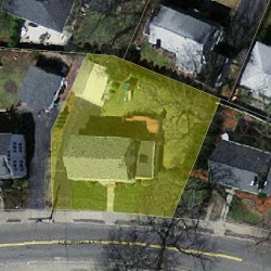 317 Auburndale Ave, Newton, MA 02466 aerial view