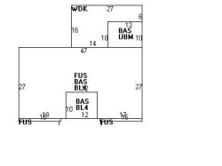 194 Dedham St, Newton, MA 02461 floor plan