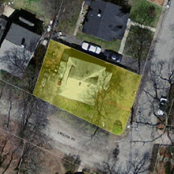 47 Williston Rd, Newton, MA 02466 aerial view