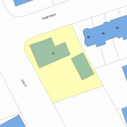 90 Elm St, Newton, MA 02465 plot plan