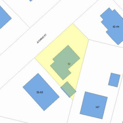 52 Judkins St, Newton, MA 02460 plot plan