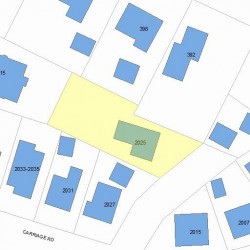 2025 Commonwealth Ave, Newton, MA 02466 plot plan
