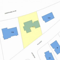 1330 Commonwealth Ave, Newton, MA 02465 plot plan