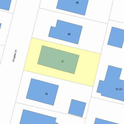 72 Tolman St, Newton, MA 02465 plot plan