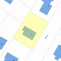 12 Star Rd, Newton, MA 02465 plot plan