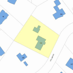 138 Collins Rd, Newton, MA 02468 plot plan