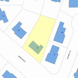 20 Wheeler Rd, Newton, MA 02459 plot plan