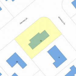 39 Crehore Dr, Newton, MA 02462 plot plan