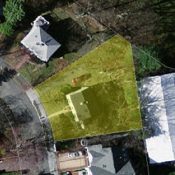 50 Oakmont Rd, Newton, MA 02459 aerial view