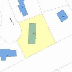 48 Palmer Rd, Newton, MA 02468 plot plan