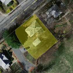 562 California St, Newton, MA 02460 aerial view