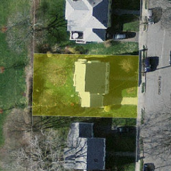 87 Oxford Rd, Newton, MA 02459 aerial view