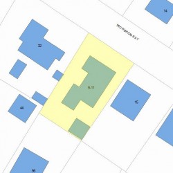 9 Trowbridge St, Newton, MA 02459 plot plan