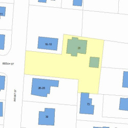 20 Jasset St, Newton, MA 02458 plot plan