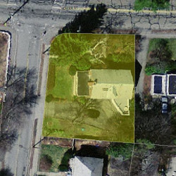 188 Homer St, Newton, MA 02459 aerial view