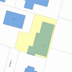 8 Jepsen Ct, Newton, MA 02465 plot plan