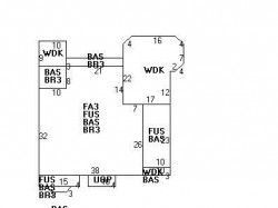 247 Brookline St, Newton, MA 02459 floor plan