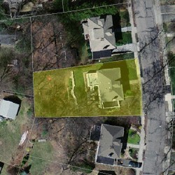 31 Manemet Rd, Newton, MA 02459 aerial view