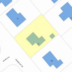 20 Pierrepont Rd, Newton, MA 02462 plot plan