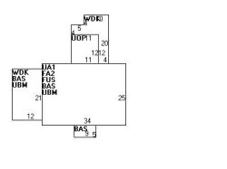 350 Woodward St, Newton, MA 02468 floor plan