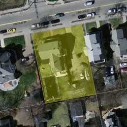 138 Lincoln St, Newton, MA 02461 aerial view