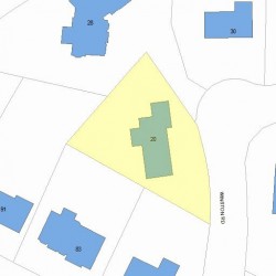 20 Winston Rd, Newton, MA 02459 plot plan