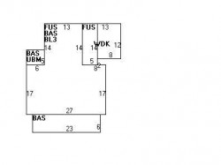 16 Mague Ave, Newton, MA 02465 floor plan