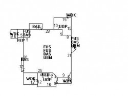 234 Park St, Newton, MA 02458 floor plan