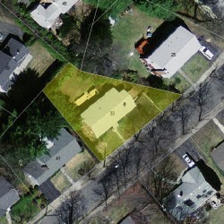 33 Sherrin Rd, Newton, MA 02462 aerial view