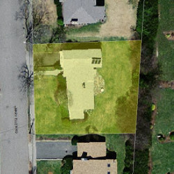 71 Mary Ellen Rd, Newton, MA 02468 aerial view