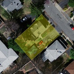 26 Taft Ave, Newton, MA 02465 aerial view