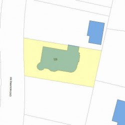 126 Eastbourne Rd, Newton, MA 02459 plot plan
