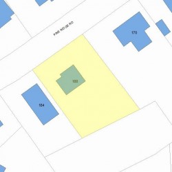 180 Pine Ridge Rd, Newton, MA 02468 plot plan