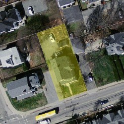 67 Webster St, Newton, MA 02465 aerial view