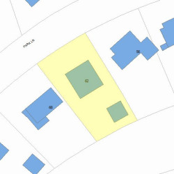 62 Park Ln, Newton, MA 02459 plot plan