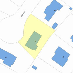 50 Voss Ter, Newton, MA 02459 plot plan