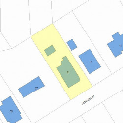 21 Goddard St, Newton, MA 02461 plot plan