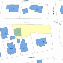 12 Turner St, Newton, MA 02460 plot plan