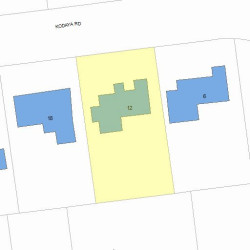 12 Kodaya Rd, Newton, MA 02468 plot plan