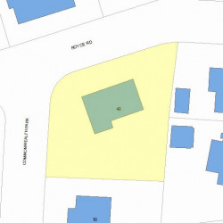 40 Royce Rd, Newton, MA 02459 plot plan