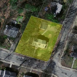205 Mill St, Newton, MA 02460 aerial view