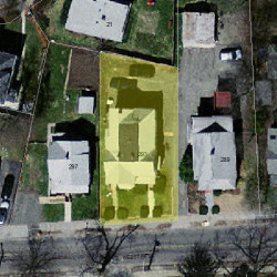 293 Webster St, Newton, MA 02466 aerial view