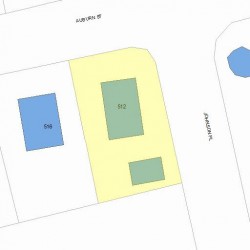 512 Auburn St, Newton, MA 02466 plot plan